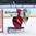 ZUG, SWITZERLAND - APRIL 23: Russia's Ilya Samsonov #30 watches this puck get behind him during quarterfinal round action against Switzerland at the 2015 IIHF Ice Hockey U18 World Championship. (Photo by Francois Laplante/HHOF-IIHF Images)